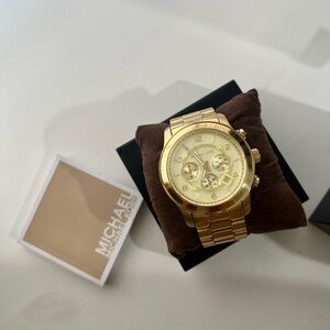 Michael Kors Gold Chronograph Watch